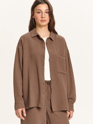 Cropp - Camisa oversize - Marrón - Cropp - Modalova