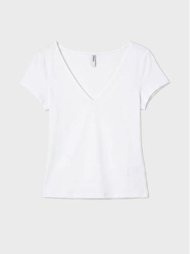 Blusa con escote de pico - Cropp - Modalova