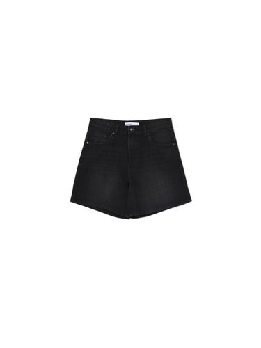 Cropp - Bermudas vaqueras - Negro - Cropp - Modalova
