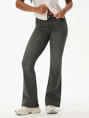 Cropp - Vaqueros acampanados - Gris - Cropp - Modalova