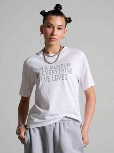 Cropp - Camiseta estampada - Blanco - Cropp - Modalova