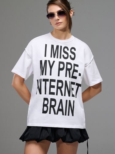 Camiseta oversize con estampado - Cropp - Modalova
