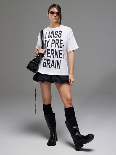 Camiseta oversize con estampado - Cropp - Modalova