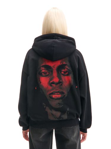 Sudadera negra con capucha y estampado Lil Wayne - Cropp - Modalova