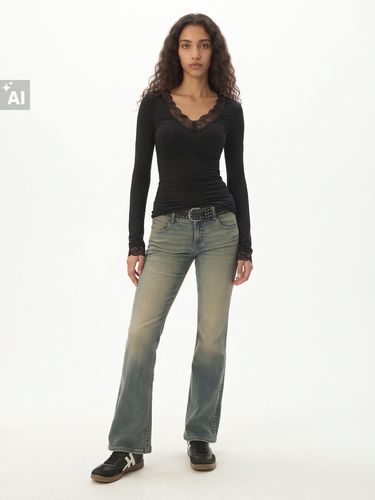 Cropp - Vaqueros bootcut - Azul - Cropp - Modalova