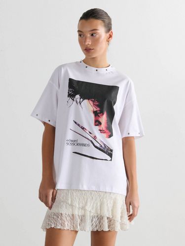 Camiseta oversize con estampado - Cropp - Modalova