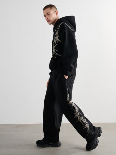 Cropp - Pantalón estampado - Negro - Cropp - Modalova