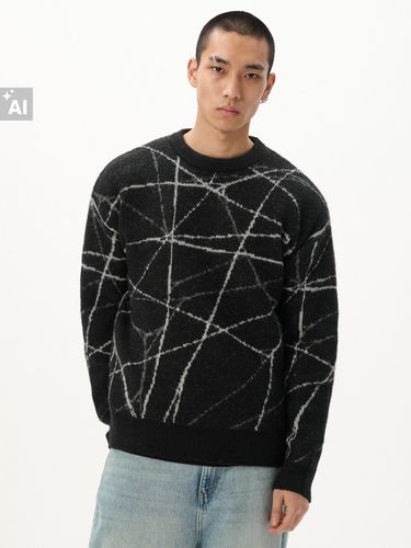 Cropp - Jersey estampada - Negro - Cropp - Modalova