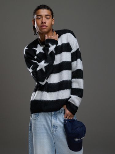 Cropp - Jersey estampada - Negro - Cropp - Modalova