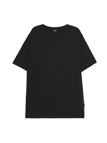 Cropp - Camiseta basic lisa - Negro - Cropp - Modalova