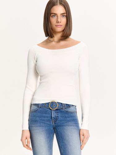 Cropp - Jersey liso - crema - Cropp - Modalova