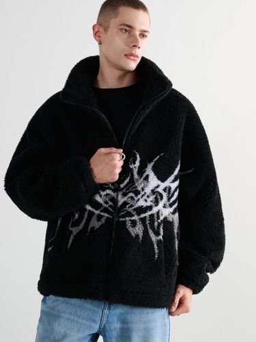 Cropp - Sudadera afelpada - Negro - Cropp - Modalova