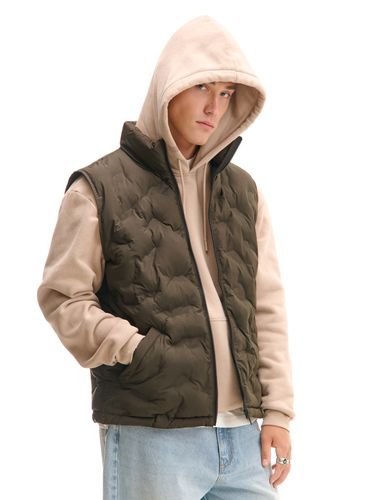 Chaleco acolchado con cuello perkins - Cropp - Modalova
