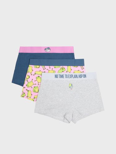 Pack de 3 bóxeres con estampado - Cropp - Modalova