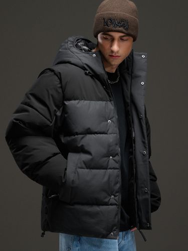 Chaqueta bicolor con capucha - Cropp - Modalova