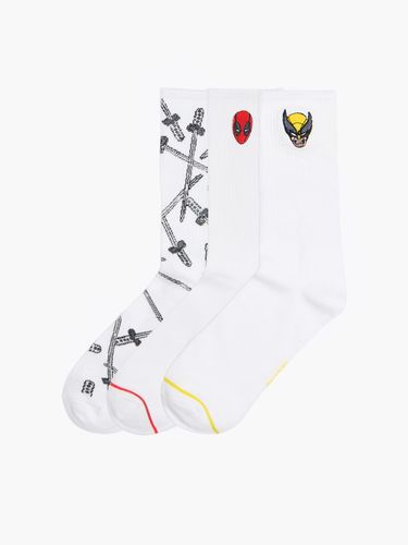 Pack de 3 pares de calcetines Deadpool & Wolverine - Cropp - Modalova