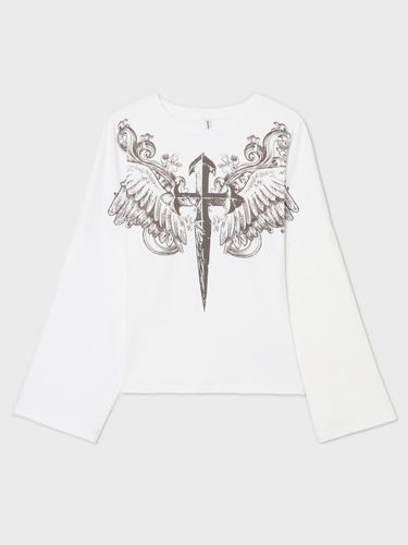 Cropp - Printed blouse - Blanco - Cropp - Modalova
