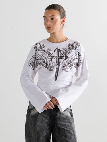 Cropp - Printed blouse - Blanco - Cropp - Modalova