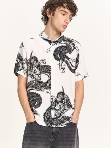 Cropp - Camisa estampada - Blanco - Cropp - Modalova