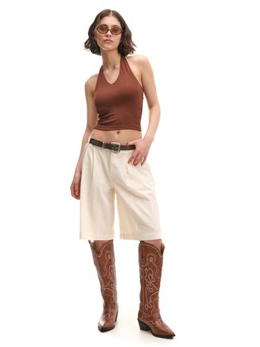 Cropp - Bermudas - crema - Cropp - Modalova