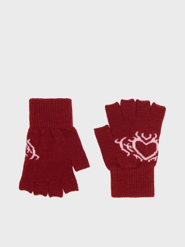 Cropp - Mitones - maroon - Cropp - Modalova