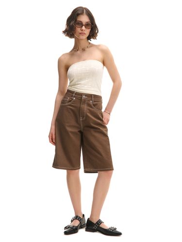 Cropp - Bermudas - violeta acero - Cropp - Modalova