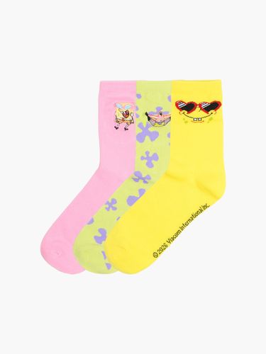 Pack de 3 pares de calcetines SpongeBob - Cropp - Modalova