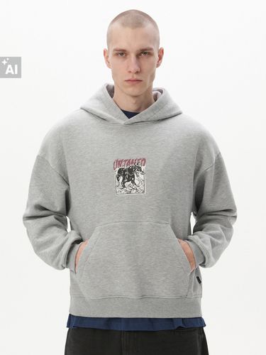 Sudadera con capucha y estampado - Cropp - Modalova