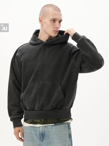 Sudadera con capucha de efecto lavado - Cropp - Modalova