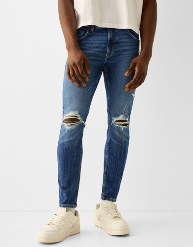 Jeans Skinny Rotos Hombre 36 - Bershka - Modalova