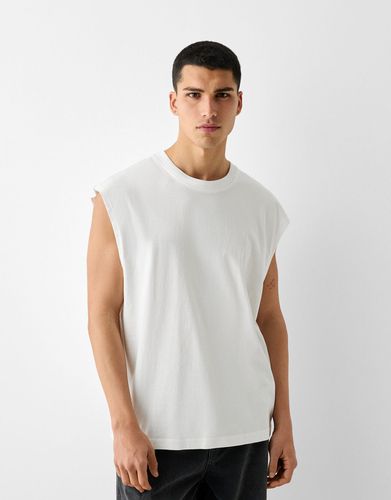 Camiseta Sin Mangas Oversize Hombre M - Bershka - Modalova