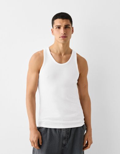 Camiseta Tirantes Rib Hombre L - Bershka - Modalova