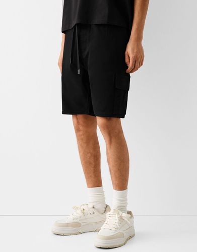 Bermuda Jogger Cargo Soft Hombre M - Bershka - Modalova