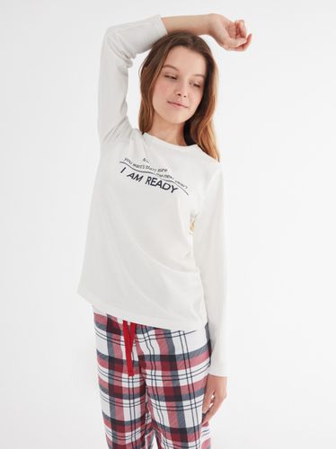 Camiseta lisa manga larga - Gisela - Camiseta pijama - Modalova
