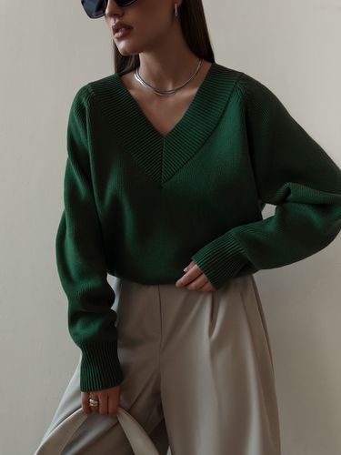 Oversized V-cut sweater - Lichi - Modalova