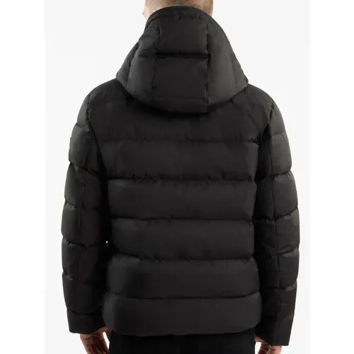 Black Double Front Down Jacket - Fay - Modalova