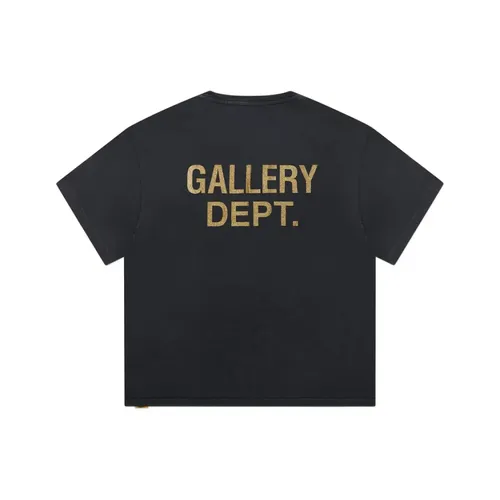 Black Monkey Print Short Sleeve Sweater - Gallery Dept. - Modalova