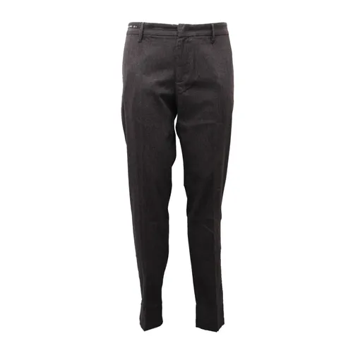 Slim Fit Melange Trouser - Armani - Modalova