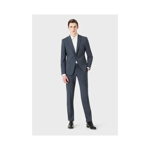 Slim Fit Single-Breasted Suit - Emporio Armani - Modalova