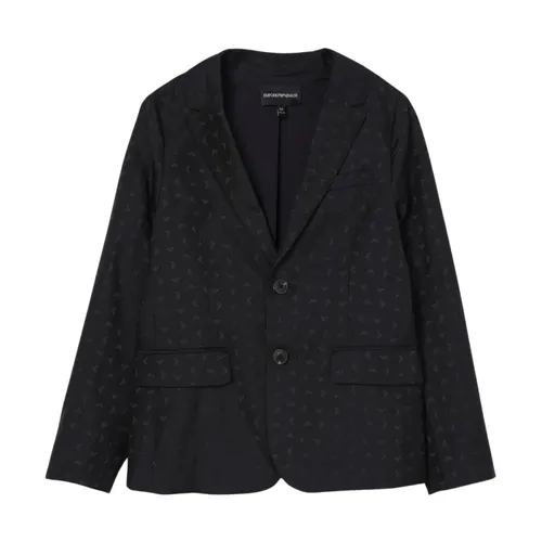 Elegant Eagle Logo Blazer - Emporio Armani - Modalova
