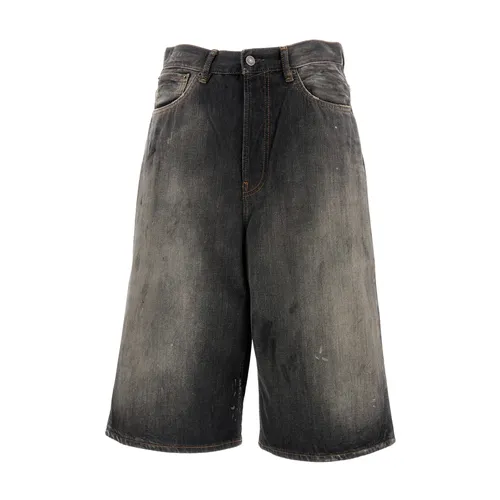 Loose-Fit Denim Shorts - Acne Studios - Modalova
