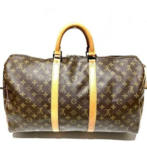 Pre-owned Canvas Weekend Bag - Louis Vuitton Vintage - Modalova