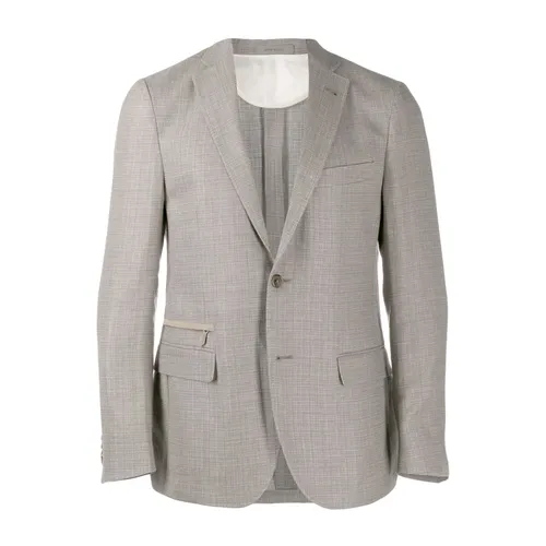 Wool Linen Silk Jacket - Corneliani - Modalova