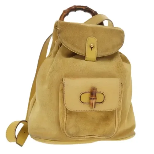 Pre-owned Leather backpacks - Gucci Vintage - Modalova