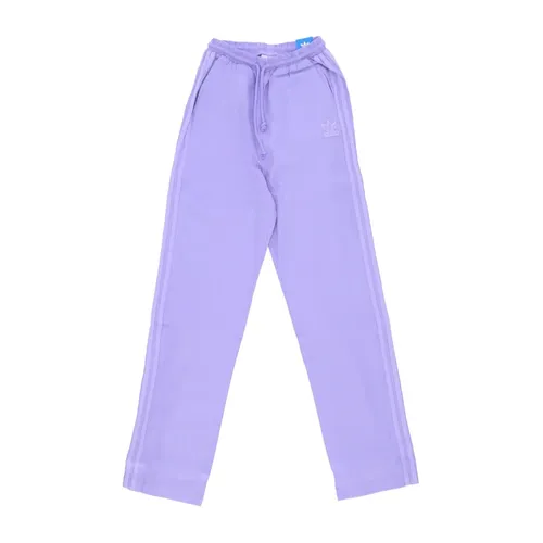 Purple Linen Wide Leg Sweatpants - Adidas - Modalova