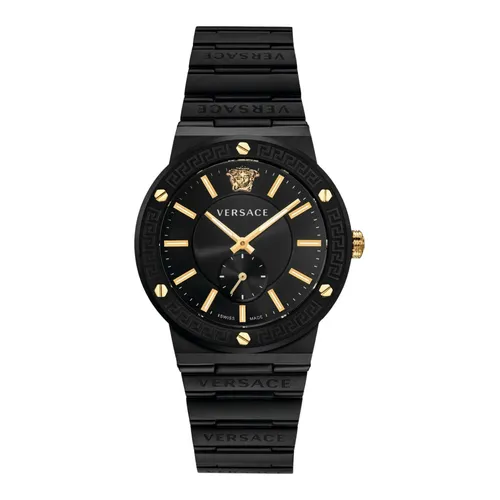 Reloj de pulsera con logo Greca - Versace - Modalova