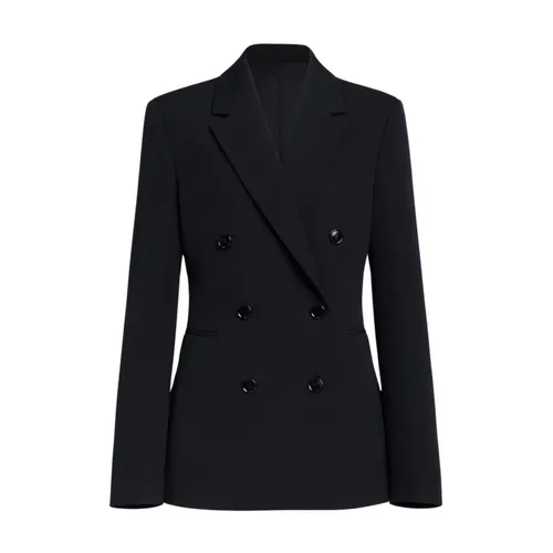 Wool Crepe Cinched Blazer - Alaïa - Modalova