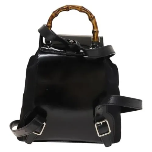 Pre-owned Leather Backpack - Gucci Vintage - Modalova
