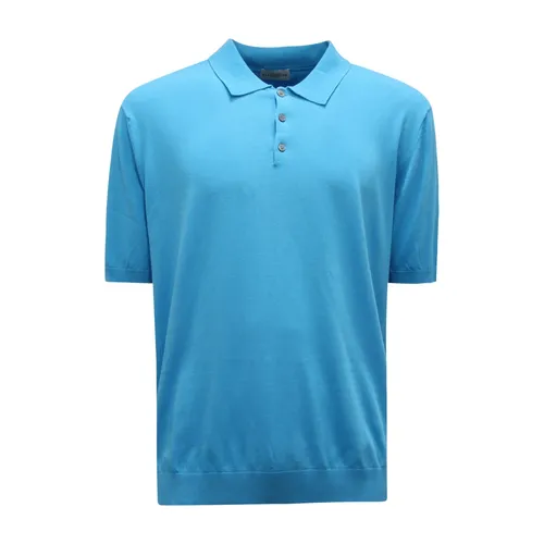 Knit Polo Neck Pullover Light Blue - Ballantyne - Modalova