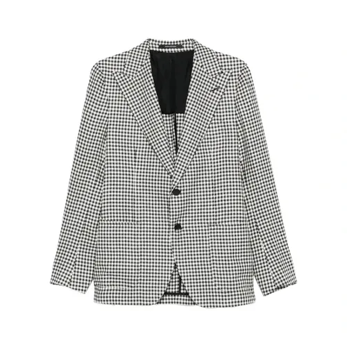 Gingham Jacket - Tagliatore - Modalova